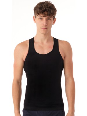 Inner Vision Inner Vision, Karın ve Bel Bölgesini Şekillendiren Karın Bölgesini Sağlamlaştıran Sırtı Destekleyen Dar Kalıp Erkek Sıkıştırıcı, Spor Atlet