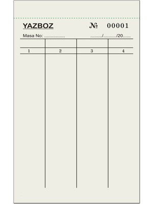 İnci Yazboz Oyun Kağıdı 4 Bölmeli 10 Cilt