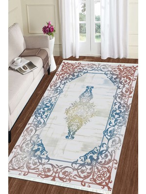 Napoli Home Dijital Baskılı Kaymaz Taban Yıkanabilir Salon Halısı Mutfak Halısı ve Yolluk Nh-Hk-47