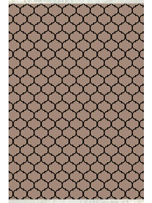 Napoli Home Baskılı Modern Desenli Kaymaz Tabanlı Yıkanabilir Şık Salon Halısı Mutfak Halısı ve Yolluk NH-HT-554