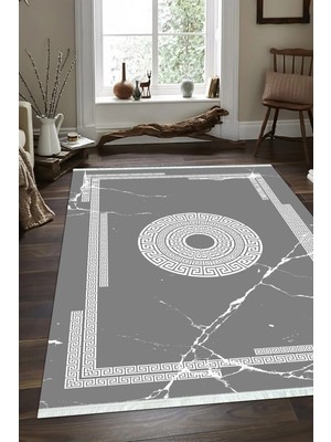 Napoli Home Dijital Baskılı Kaymaz Taban Yıkanabilir Modern Salon Halısı Mutfak Halısı ve Yolluk NH-SD-595