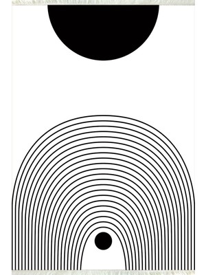 Napoli Home Dijital Baskılı Kaymaz Taban Yıkanabilir Modern Salon Halısı Mutfak Halısı ve Yolluk NH-SD-907