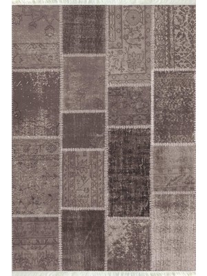 Napoli Home Dijital Baskılı Yıkanabilir Kaymaz Tabanlı Şık Salon Halısı ve Yolluk NH-HY-1113