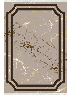 Napoli Home Dijital Baskılı Dekoratif Kaymaz Taban Yıkanabilir Salon Halısı Mutfak Halısı ve Yolluk NH-HT-862