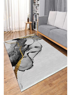 Napoli Home Dijital Baskılı Yıkanabilir Kaymaz Taban Salon Halısı Mutfak Halısı ve Koridor Halısı NH-HS-240