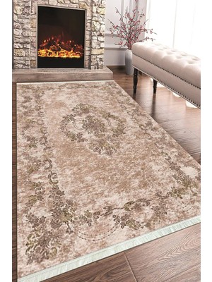 Napoli Home Dijital Baskılı Kaymaz Taban Yıkanabilir Salon Halısı Mutfak Halısı ve Koridor Halısı NH-HT-341