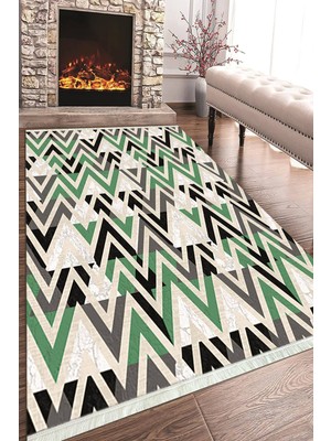 Napoli Home Dijital Baskılı Dekoratif Kaymaz Taban Yıkanabilir Salon Halısı Mutfak Halısı ve Yolluk NH-HT-785