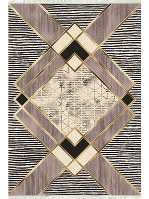 Napoli Home Dijital Baskılı Kaymaz Taban Yıkanabilir Modern Salon Halısı Mutfak Halısı ve Yolluk NH-HT-1073