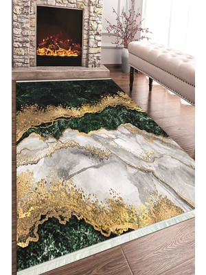 Napoli Home Dijital Baskılı Kaymaz Taban Yıkanabilir Salon Halısı Mutfak Halısı ve Koridor Halısı NH-HT-321