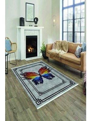 Napoli Home Dijital Baskılı Kaymaz Taban Yıkanabilir Salon Halısı Mutfak Halısı ve Yolluk NH-HY-1229