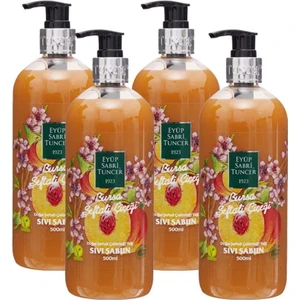 Eyüp Sabri Tuncer Bursa Şeftali Çiçeği Sıvı Sabun 500 ml x 4