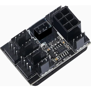 8 Kanallı Bilgisayar Fan Hız Kontrolörü Modülü DC12V Potlu