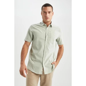 Regular Fit Polo Yaka Kısa Kollu %100 Pamuk Gömlek M9432AZ22SP