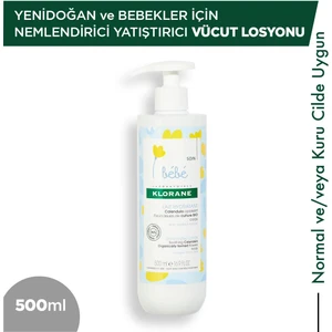 Bebe Nemlendirici Vücut Losyonu Yenidoğanlar İçin 500 ml Organik İçeriklerle