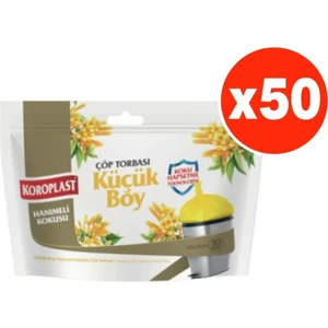 Hanımeli Kokulu Küçük Boy 30'lu Çöp Torbası x 50 Paket 40x45 cm