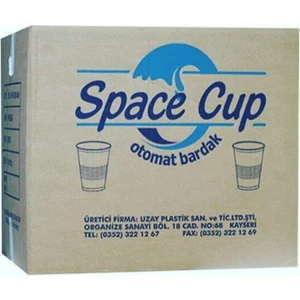 Space Cup Plastik Bardak 3000'LI
