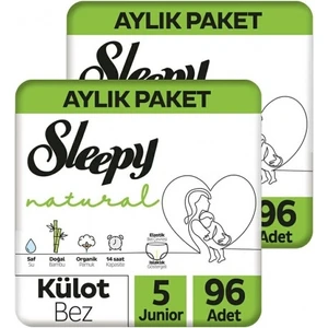 Natural Külot Bez Junior 5 No 96'lı x 2