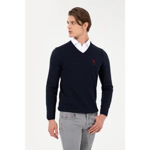 U.S. Polo Assn. Erkek Lacivert Triko Kazak 50251877-VR033
