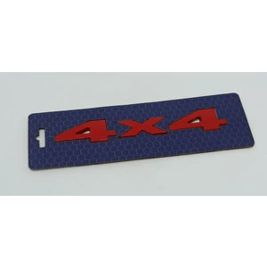 Park Oto 4x4 Bagaj Yazısı Kırmızı Yazı