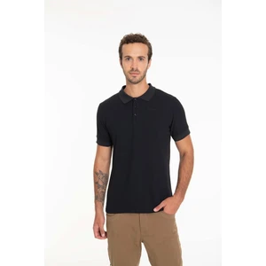 Polo Yaka Erkek Siyah Tişört Teal