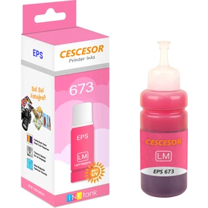 Epson 673 Açık Kırmızı Muadil Mürekkep - 70 ml - Cescesor