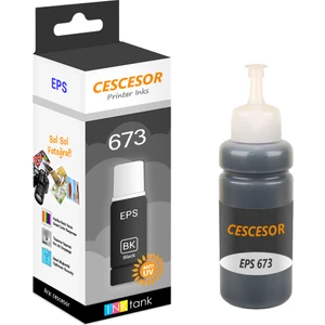 Epson 673 Siyah Muadil Mürekkep - 70 ml - Cescesor