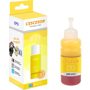 Epson 673 Sarı Muadil Mürekkep - 70 ml - Cescesor