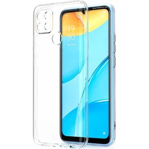Oppo A15 Kamera Korumalı Süper Silikon Kılıf