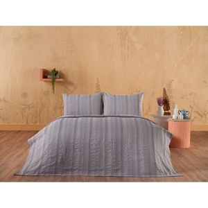 Doqu Home Calista Pike Seti  Çift Kişilik Gri