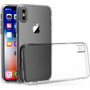 Iphone Xs Kamera Korumalı Süper Silikon Kılıf Ekran Koruyucu