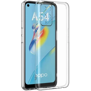Oppo A54 Kamera Korumalı Süper Silikon Kılıf Ekran Koruyucu