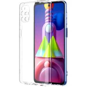 Samsung Galaxy M51 Kamera Korumalı Süper Silikon Kılıf Ekran Koruyucu