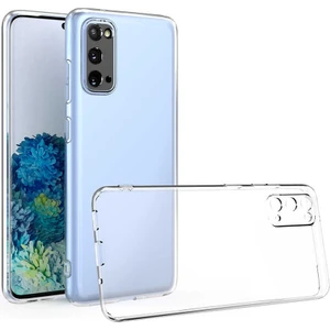 Samsung Galaxy S20 Kamera Korumalı Süper Silikon Kılıf Ekran Koruyucu