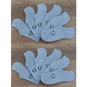 Unisex 12 Çift Bambu Dikişsiz Görünmez Spor Yakkabı Çorabı Sneakers