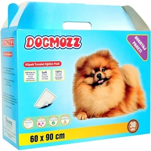 Premium Köpek Tuvalet Çiş Eğitim Pedi Yapışkan Bantlı 60X90 cm 30LU Paket