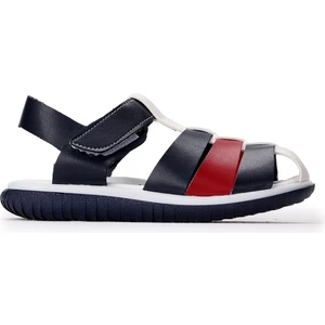 Kiko Kids Şb 22479-287 Orto Pedik Erkek Çocuk Sandalet Terlik Lacivert - Kırmızı