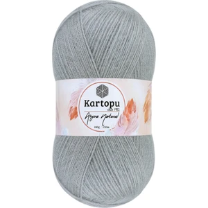Angora Natural El Örgü Ipi Renk KODU:K988-AÇIK Gri