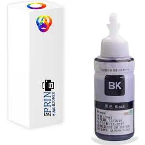 Epson L382 Uyumlu Siyah Muadil Mürekkep 70 ml
