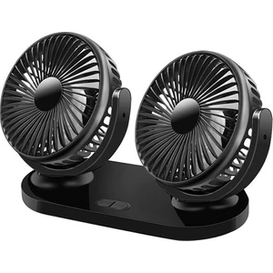 Çift Başlı Araba Fanı Otomatik Fan Vantilatör (Yurt Dışından)
