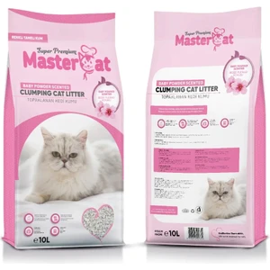 Mastercat Bebek Pudralı Kedi Kumu 10L