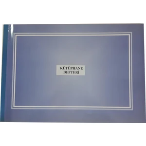 Kültür Matbaası Kütüphane Defteri