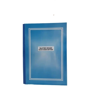 Kültür Matbaası İşletme Hesabı Gelir Gider Defteri 100 yaprak