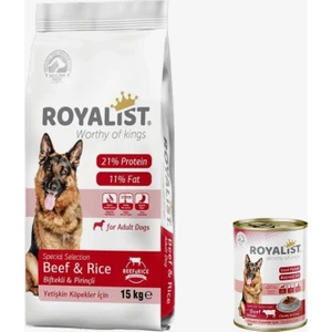 Beef Rice Yetişkin Köpek Maması 15 kg & Konserve 400 gr