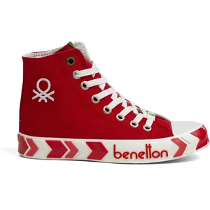 Benetton® | BN-30621-3374 Kırmızı - Kadın Spor Ayakkabı