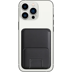 Buff iPhone Walletmag Stand Deri Cüzdan Black