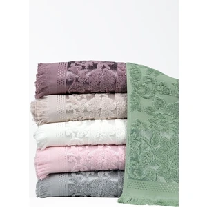 Çiçek Elmas 6lı Bambu El Havlusu