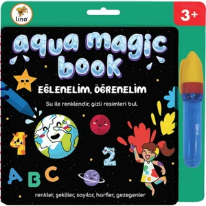 Aqua Magic Book Eğlenelim, Öğrenelim (Sihirli Boyama Kitabı) (Ciltli)