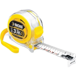 Şerit Metre Şeffaf 3 Metre 16 mm