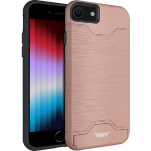 Buff iPhone Se 2022 Slim Folder Kılıf Rose Gold