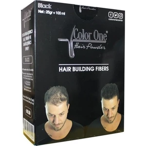 Color One Hair Powder Black Dolgunlaştırıcı Saç Fiberi.25 Gr +100 Ml
